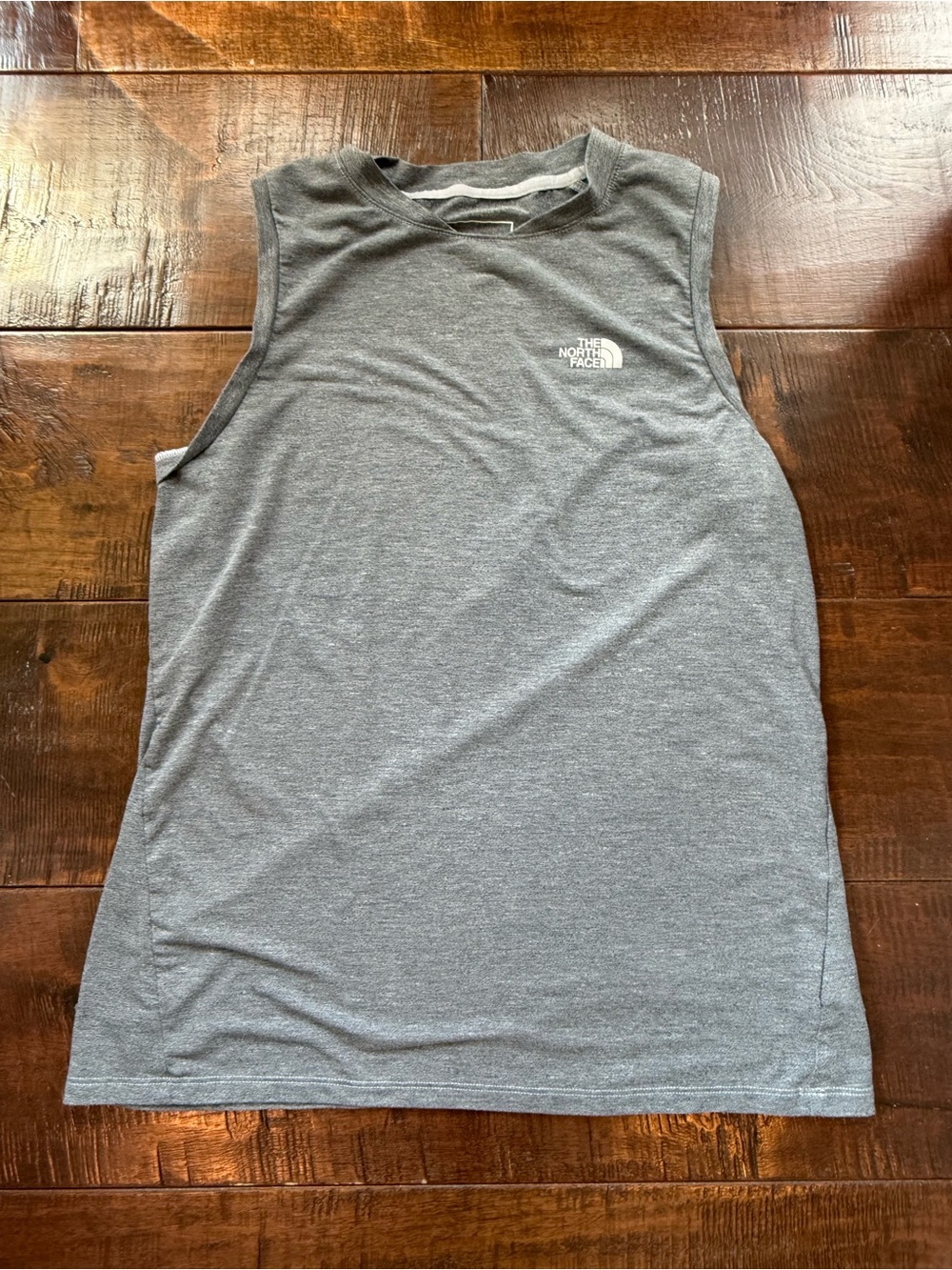 The North Face Women's Heather Gray Sleeveless Muscle Tee